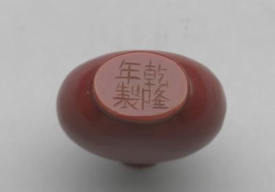 图片[3]-Red glass snuff bottle, Qianlong reign (1735-1796), Qing dynasty-China Archive